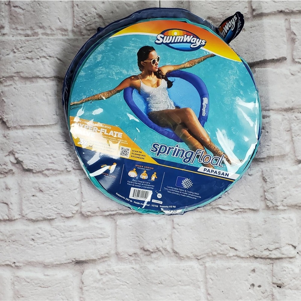 Swim ways spring float papasan new pool beach adult
